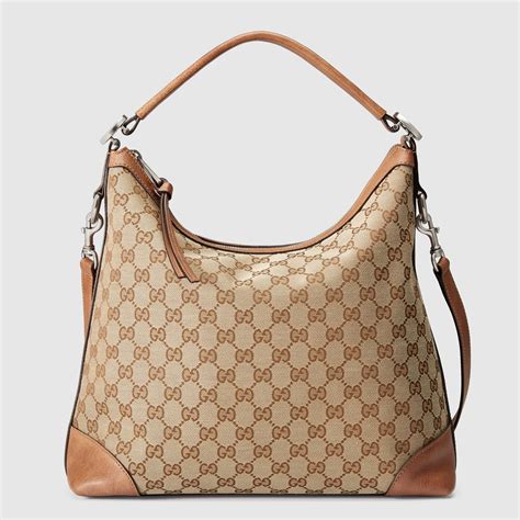 gucci 326514 miss gg original gg canvas hobo bag